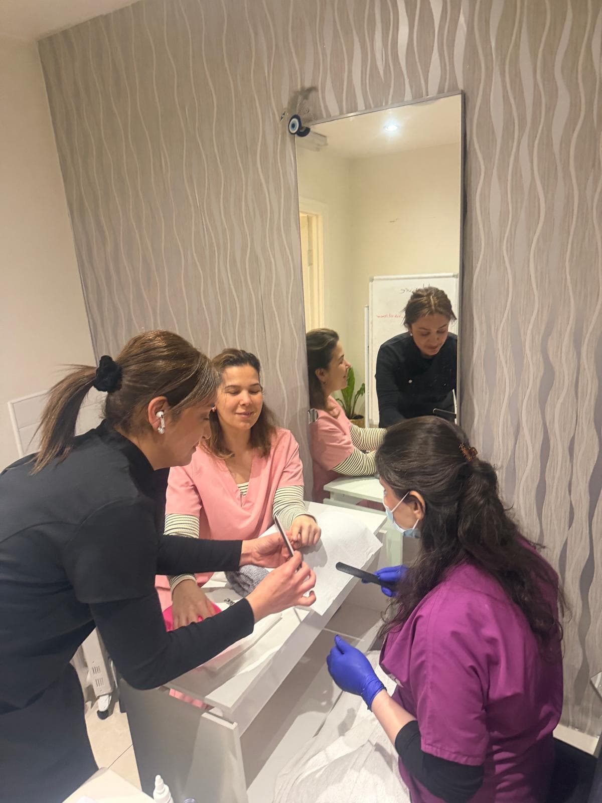 Live treatment demonstration